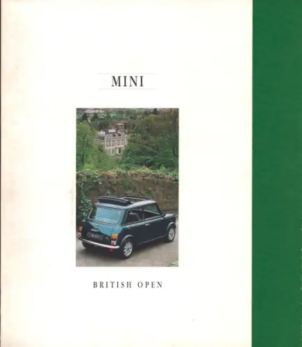Mini British Open Prospekt 5.1992
