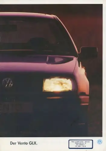 VW Vento GLX Prospekt 1.1995