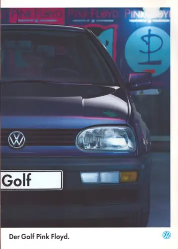 VW Golf 3 Pink Floyd Prospekt 1.1995
