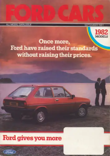 Ford Cars All model catalogue September 1981