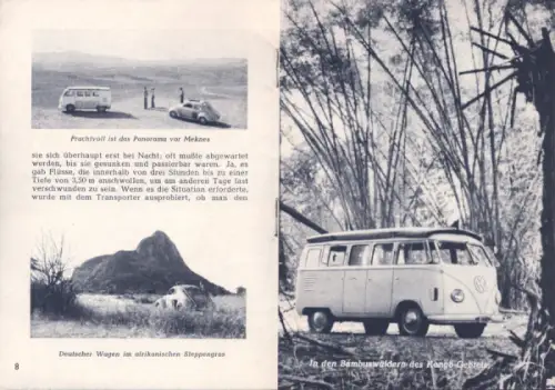 Im VW quer durch Afrika Broschüre ca. 1951