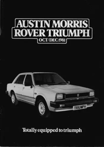 Leyland Cars Prospekt Oct./Dez. 1981