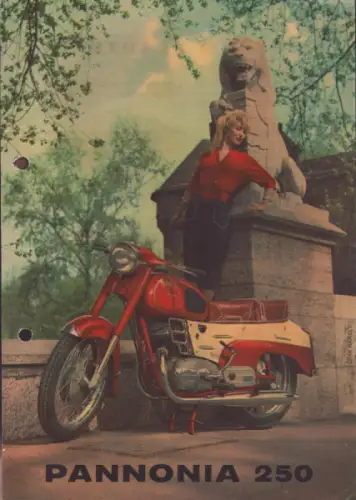 Pannonia 250 de Luxe Prospekt 1960er Jahre