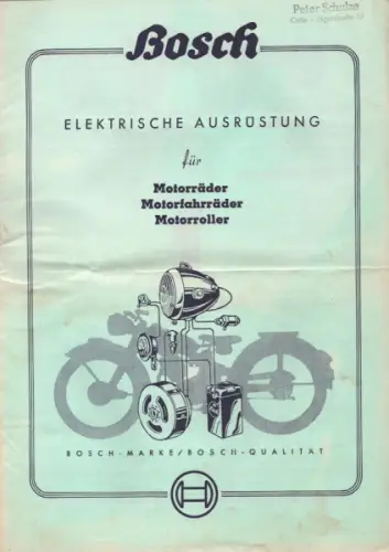 Bosch Elektrische Ausrüstung für Motorräder 8.1950