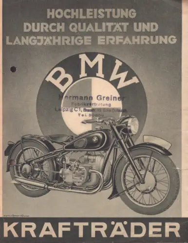 BMW Programm 5.1937