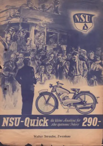 NSU Quick Prospekt 1937