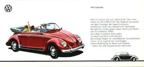 VW Programm ca. 1963