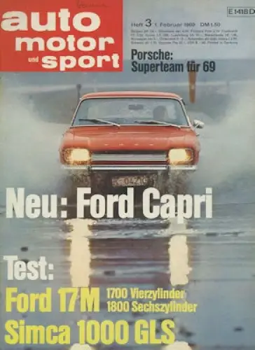 Auto, Motor & Sport 1969 Heft 3