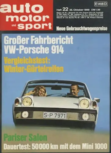 Auto, Motor & Sport 1969 Heft 22