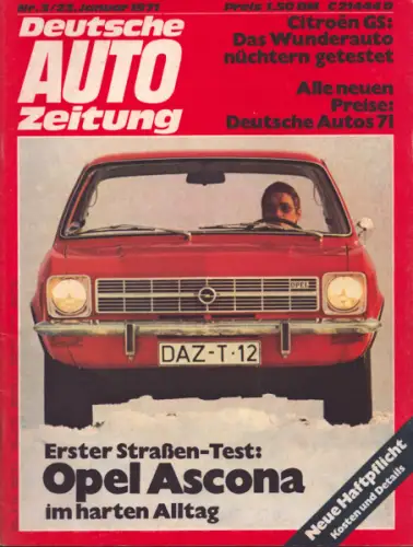 Deutsche Auto Zeitung 1971 Heft 3