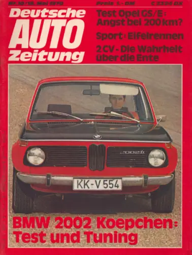 Deutsche Auto Zeitung 1970 Heft 10