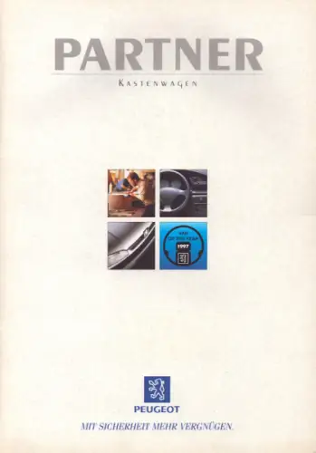 Peugeot Partner Prospekt 9.1997