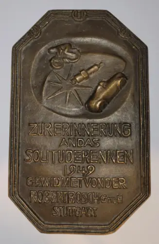 Plakette Solitude 1949