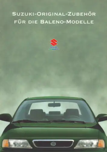 Suzuki Baleno Zubehör Prospekt 8.1997