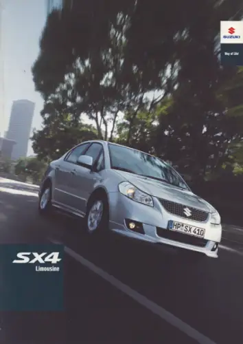 Suzuki SX 4 Limousine Prospekt 4.2008