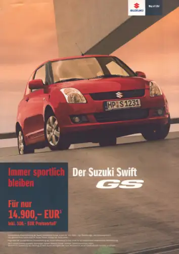 Suzuki Swift GS Prospekt 3.2009