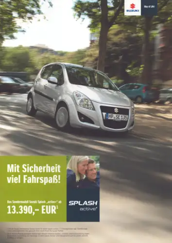 Suzuki Splash Active+ Prospekt 6.2014