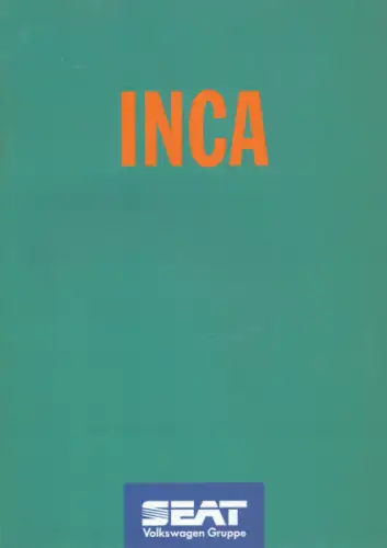 Seat Inca Prospekt 8.1995