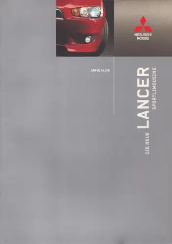 Mitsubishi Lancer Sportlimousine Prospekt 10.2007