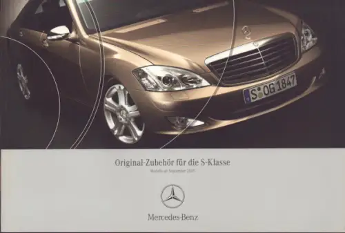 Mercedes-Benz S-Klasse Zubehör Prospekt 9.2005