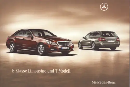 Mercedes-Benz E-Klasse Prospekt 11.2009