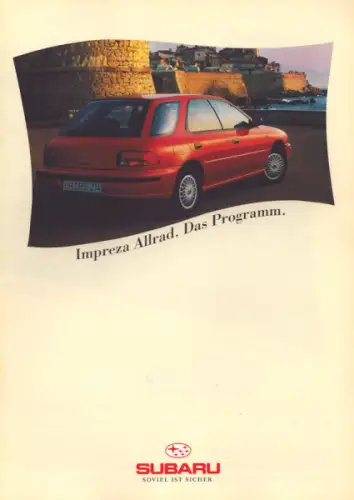 Subaru Impreza Allrad Prospekt 2.1994