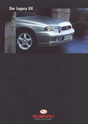 Subaru Legacy GX Prospekt 9.1997