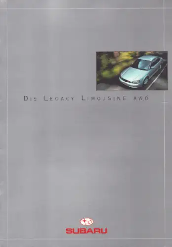 Subaru Legacy Limousine AWD Prospekt 3.1999