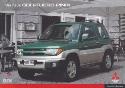 Mitsubishi GDI Pajero Pinin Prospekt 9.1999