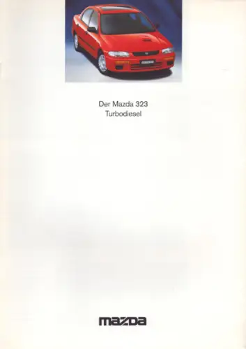 Mazda 323 TD Prospekt 4.1995