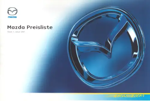 Mazda Preisliste 1.2007