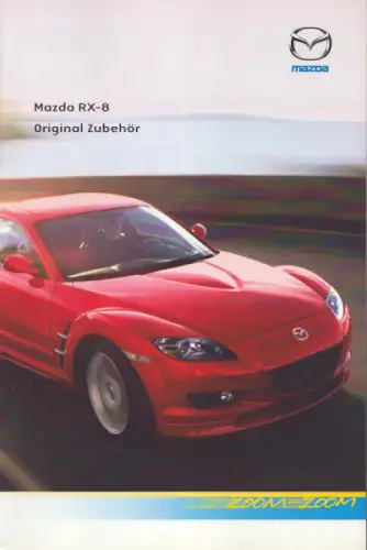 Mazda RX-8 Zubehör Prospekt 2.2008
