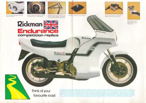 Rickman Endurance Competition Replica Programm ca. 1978