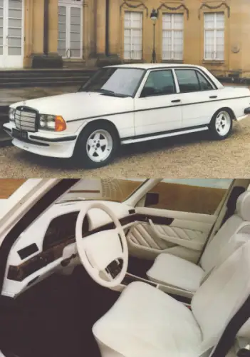 Mercedes-Benz AMG W 123 / 123C Prospekt ca. 1980-82