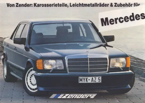 Mercedes-Benz Zenders Programm ca. 1985