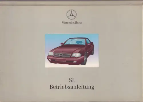 Mercedes-Benz SL R 129 Bedienungsanleitung 8.2000