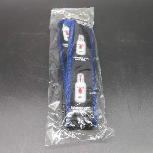 Smirnoff Ice Schlüsselanhänger Schlüsselband Lanyard Keyring