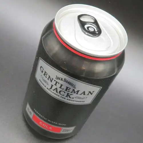 12 Dosen Jack Daniel's Gentleman Jack & Cola 0,33 ltr. 10% Vol. inkl. EW. Pfand.
