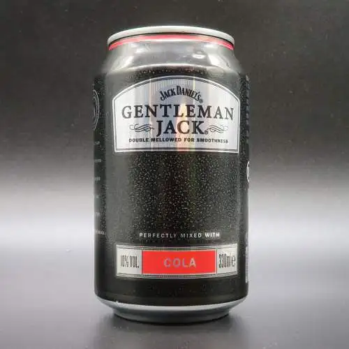 Jack Daniels Gentleman Jack & Cola 0,33 ltr. Dose 10% Vol. inkl. EW. Pfand.