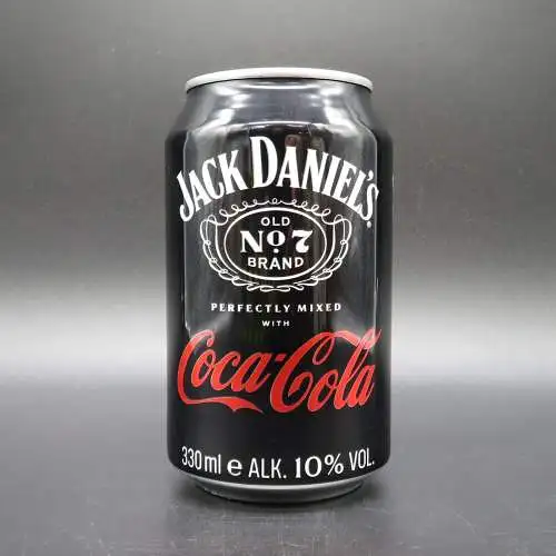 Jack Daniels old No7 & Coca-Cola 0,33 ltr. Dose 10% Vol. inkl. EW. Pfand.