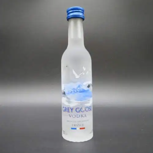 Grey Goose Vodka, Wodka tasting miniatur 50ml aus Frankreich.