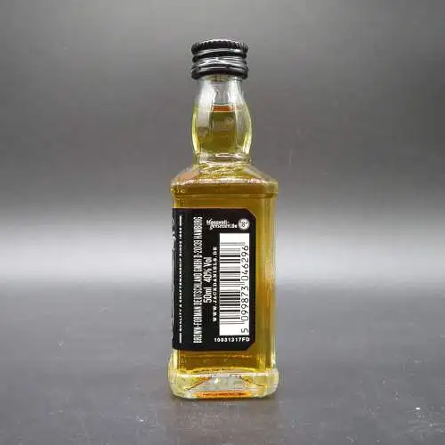 3 Jack Daniels Old No. 7 Straight Tenessee Whiskey 50ml Glas Sammler Miniatur.