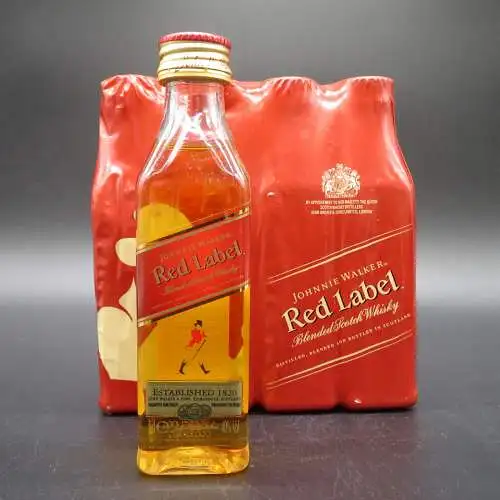 12 Johnnie Walker Red Label Whisky 50ml tasting Miniatur für Kenner und Sammler