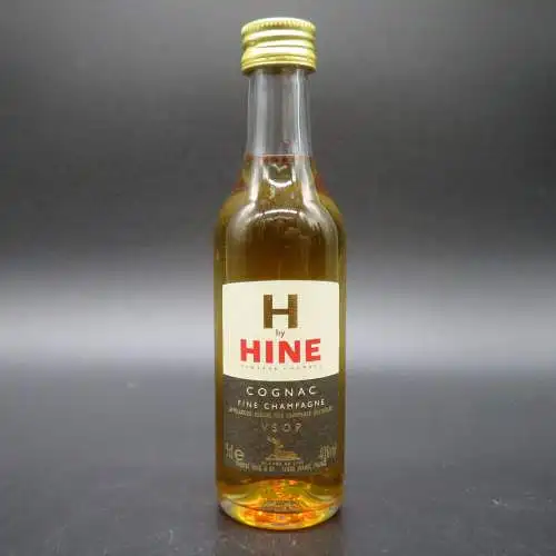 H by Hine Cognac fine Champagne VSOP miniatur alte Label für Sammler Connoisseur
