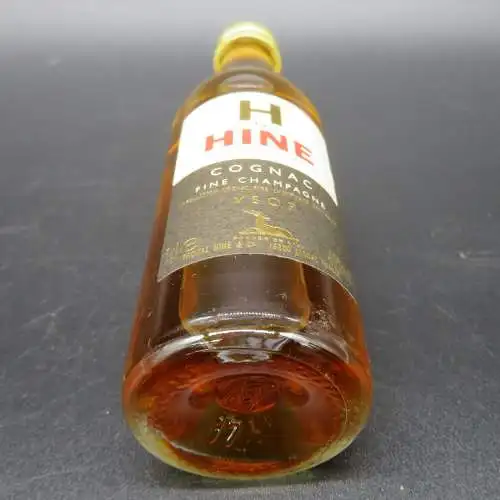 H by Hine Cognac fine Champagne VSOP miniatur alte Label für Sammler Connoisseur