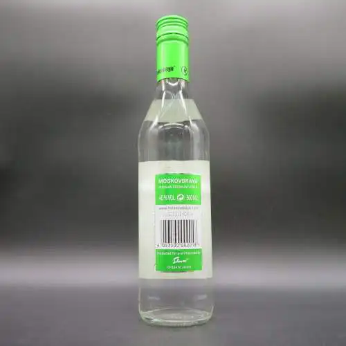 Moskovskaya Premium Vodka 0,5l. 40%vol. alte Ausführung für Sammler, Liebhaber