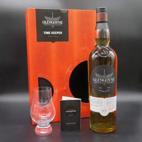 Glengoyne 12 Jahr Highland single malt Scotch Whisky Time Keeper Geschenkset.