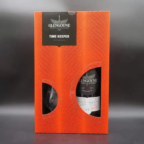 Glengoyne 12 Jahr Highland single malt Scotch Whisky Time Keeper Geschenkset.