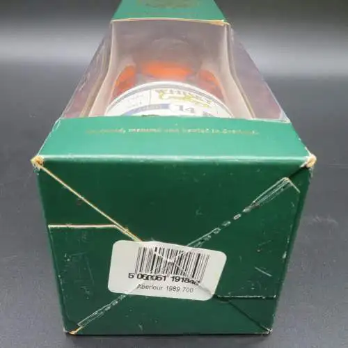 Aberlour 1989-2003 14 year rare aged single cask single malt whisky + box.