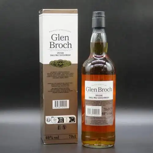Glen Broch Speyside Single Malt Scotch Whisky 40% vol. mit Geschenkarton. 0,7l